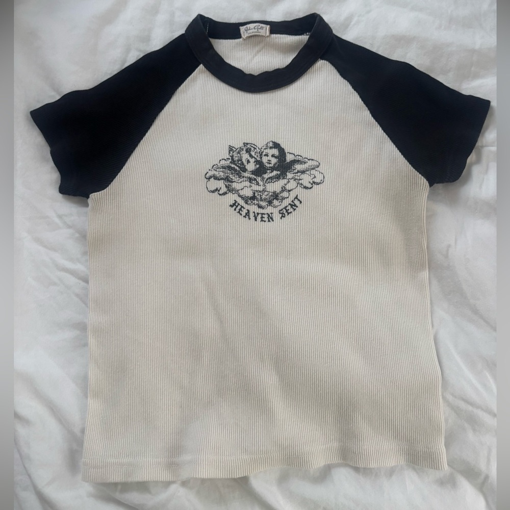 Brandy Melville Heaven Sent Baby Tee